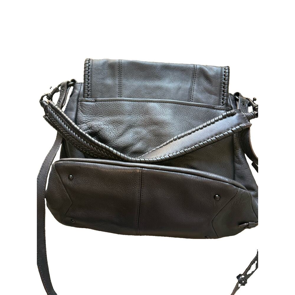 Aimee Kestenberg All For Love Black Leather Convertible Backpack Shoulder Bag - Picture 13 of 16